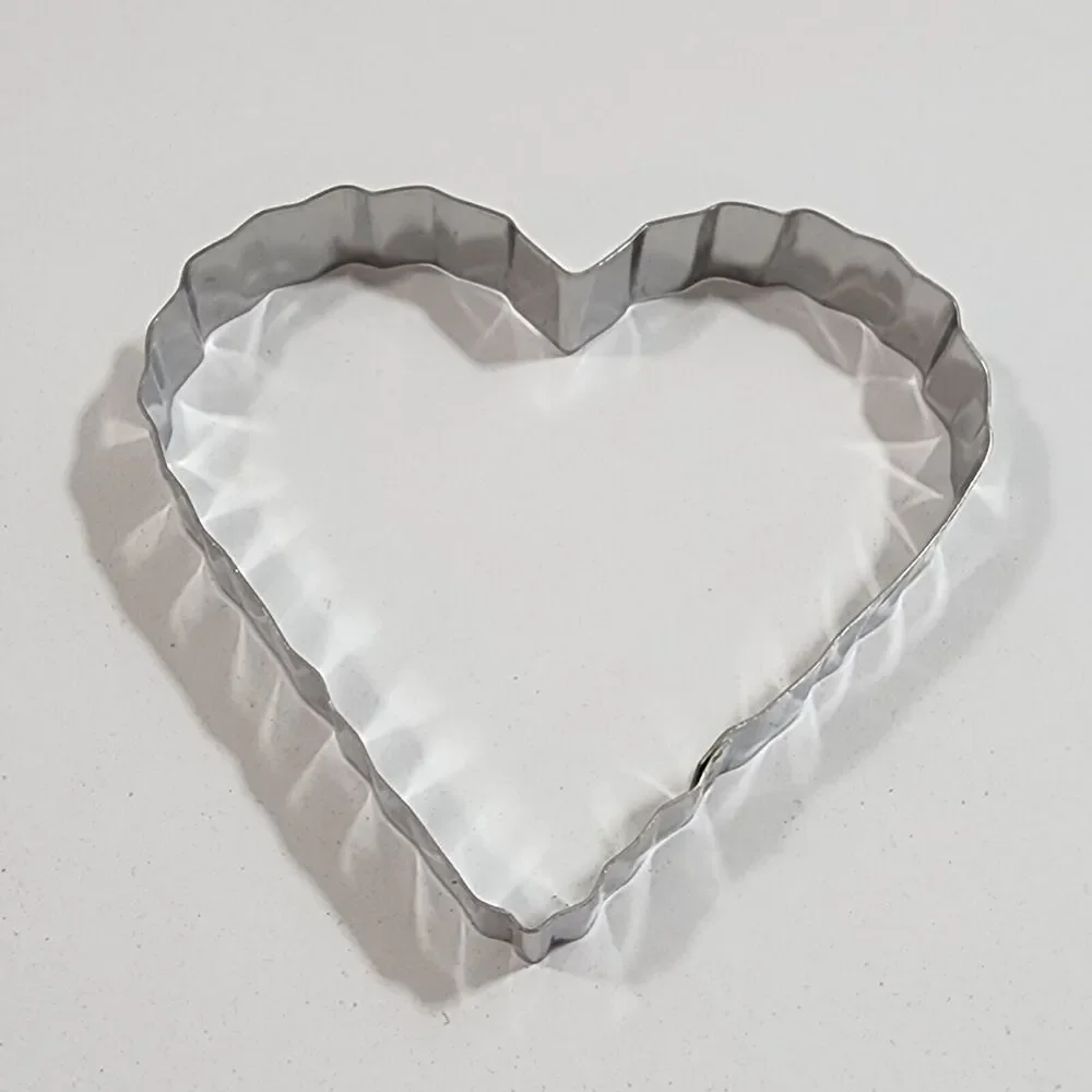 3 Pieces Heart Shape Cookie Cutter Set Valentine Cookie Cutter Stainless